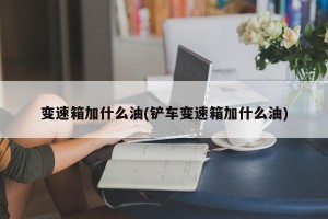 变速箱加什么油(铲车变速箱加什么油)